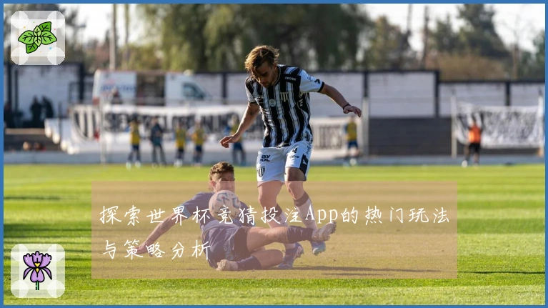 探索世界杯竞猜投注App的热门玩法与策略分析
