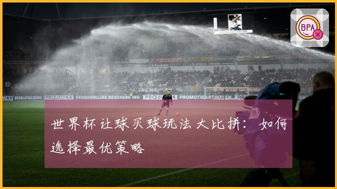 世界杯让球买球玩法大比拼：如何选择最优策略